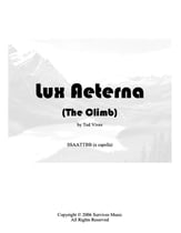 Lux Aeterna SSAATTBB choral sheet music cover